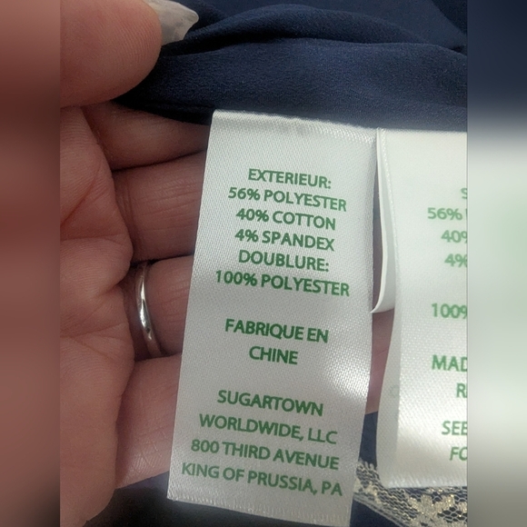 Lilly Pulitzer Navy Belle Sleeved Dress - Picture 12 of 12